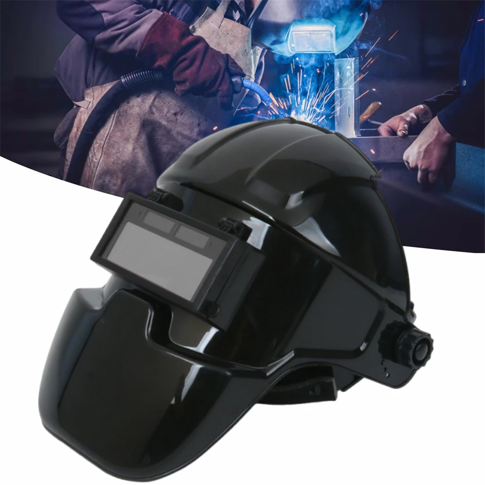 Welding Mask Solar Intelligence Dimming Large View True Color 130° High-Temperature Resistant Welder Welding Helmet Tools