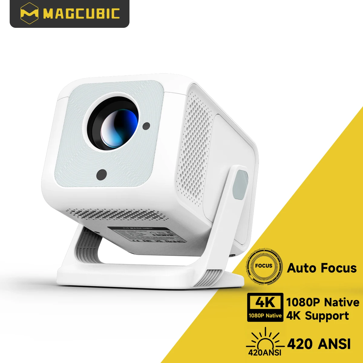 

Magcubic HY310X 4K Mini Auto Focus Projector With Full HD 1080P 420ANSI Android 11 Keystone for Outdoor Theater Stand Projector