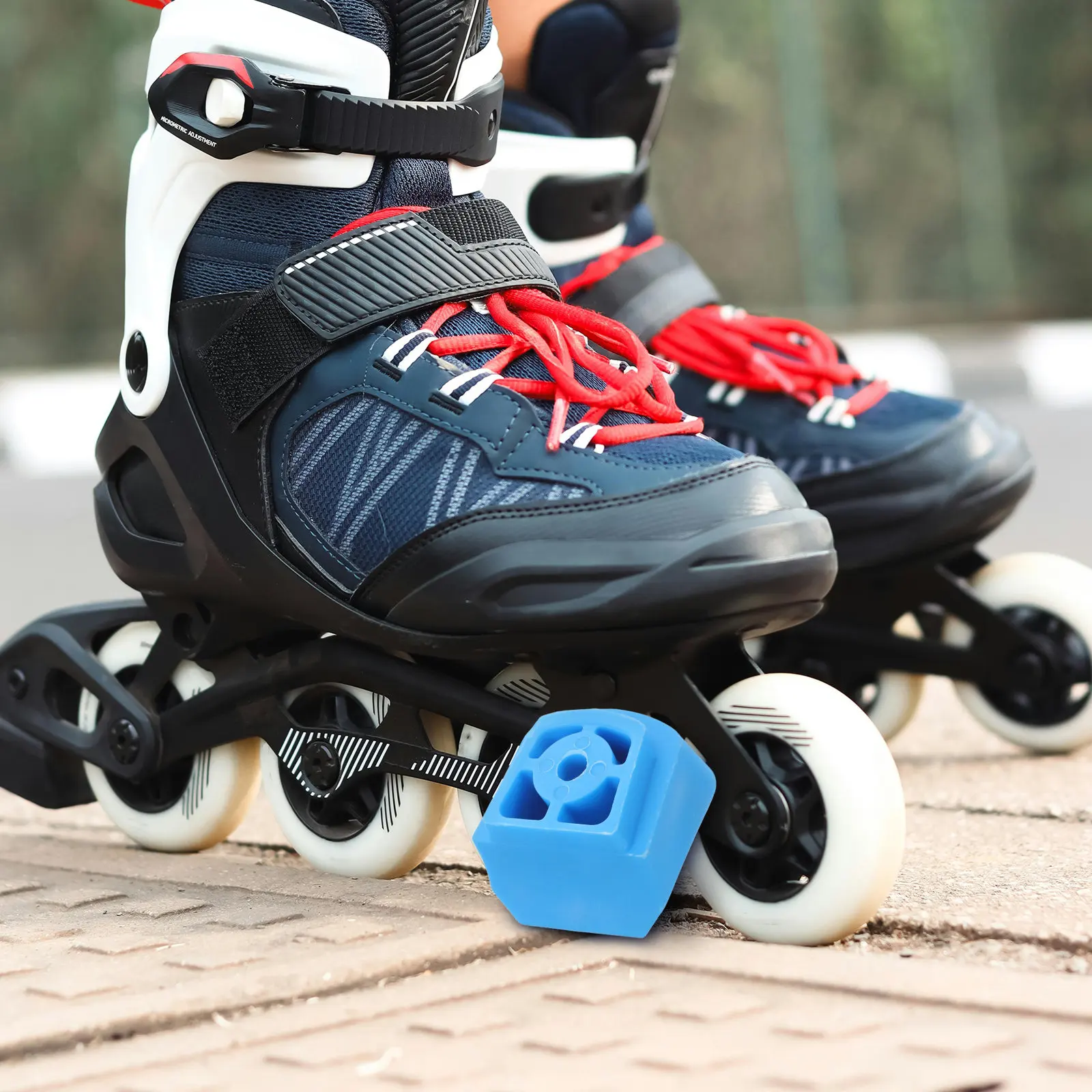 

Junior Skate Brake Replacement Universal Fit Brake Block for Kids Roller Skates Non-Slip Design Easy Installation Safety Gear