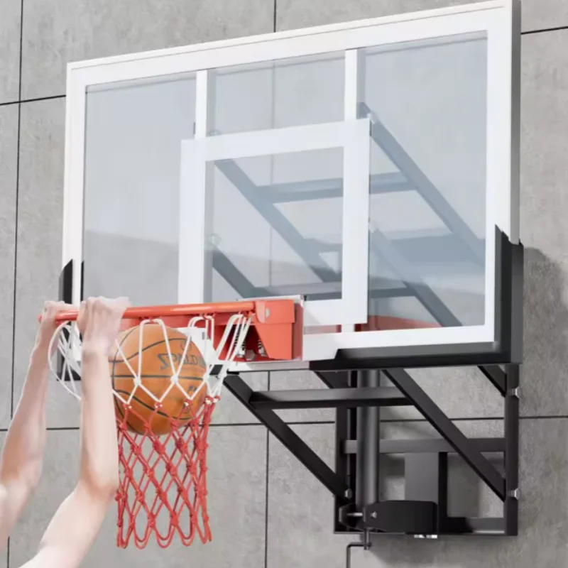 Ring Basket Lipat yang Dipasang di Dinding dengan Ketinggian yang Dapat Disesuaikan