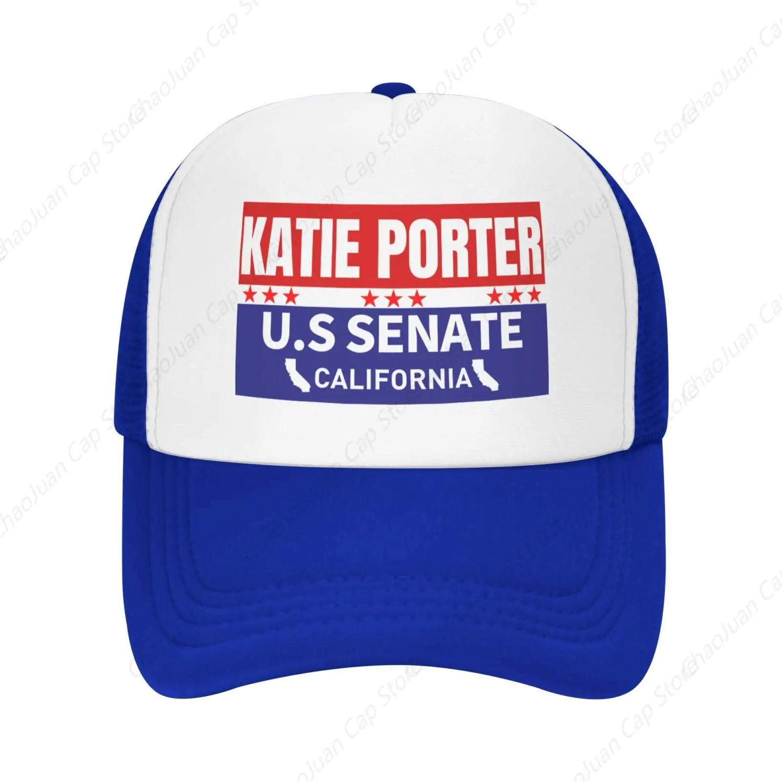 Katie-Porter for Senate Hat Katie-Porter for Senate 2024 Mesh Hat California Democrat Senate Cap for Men Women