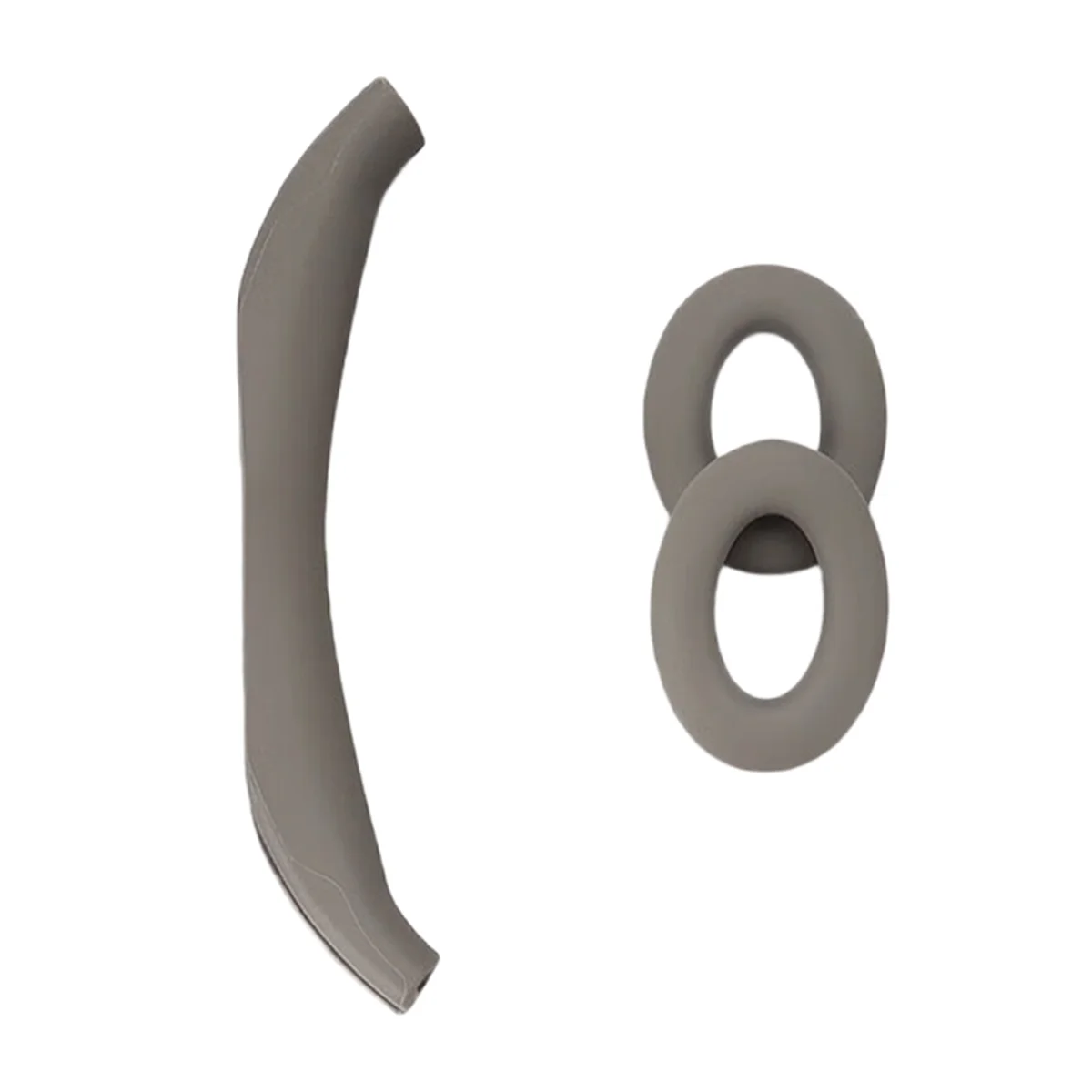 

Headphone Case Ear Pads for QC45/QC35/QC25/QC15 Earphone Silicone Protective Case Earmuff Headband Repair Parts Gray