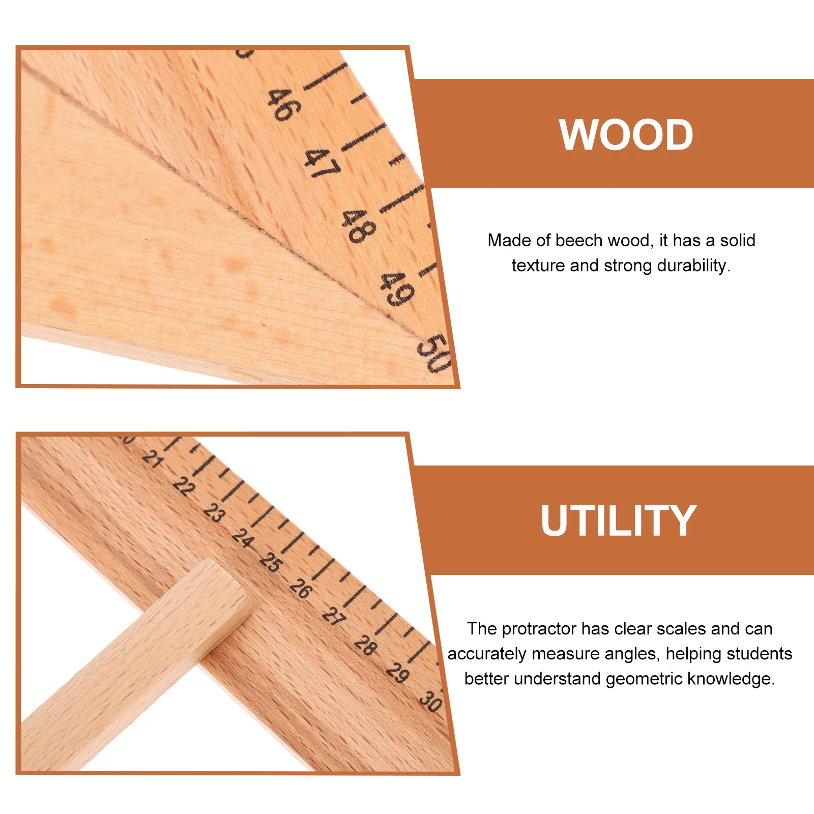 

Teaching Ruler Sturdy Plastic Measuring Angles Drawing Shapes Math Tool For Teachers Classroom Supplies Triangle Ruler