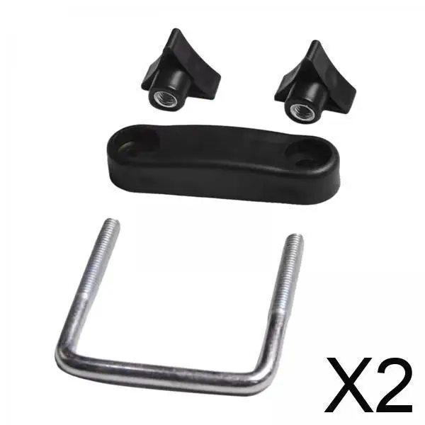 

Universal Roof U Bolt Clamps Easy Mount Luggage Carrier Bracket for Most Cars Vehicle Auto Roof Racks