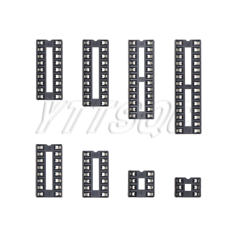 10PCS IC Seat DIP IC Socket Adaptor Solder DIY Sockets 6pin 8pin 14pin 16pin 18pin 20pin 24pin 28pin