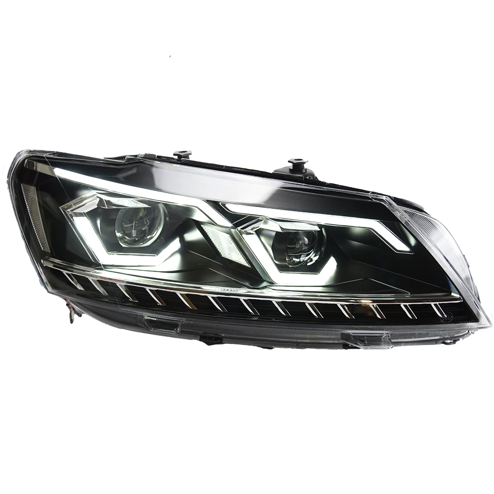 

AKD автостайлинг для VW Passat B7 фары 2011-2016 светодиодный фары DRL Hid передняя лампа Bi проектор Объектив Автомобильные аксессуары