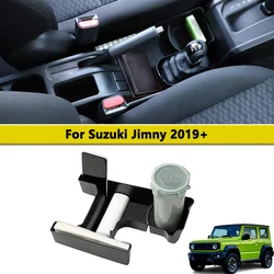 Center Console Cup Holder Gear Shift Storage Box Organizer Tray fit Suzuki Jimny JB64 JB74 4WD 2019-2023 Car Interior Accessory