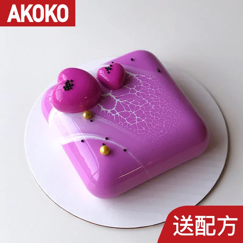 

Mico Square Mousse Silicone Mold French Pastry Fantasy Texture Mat2034