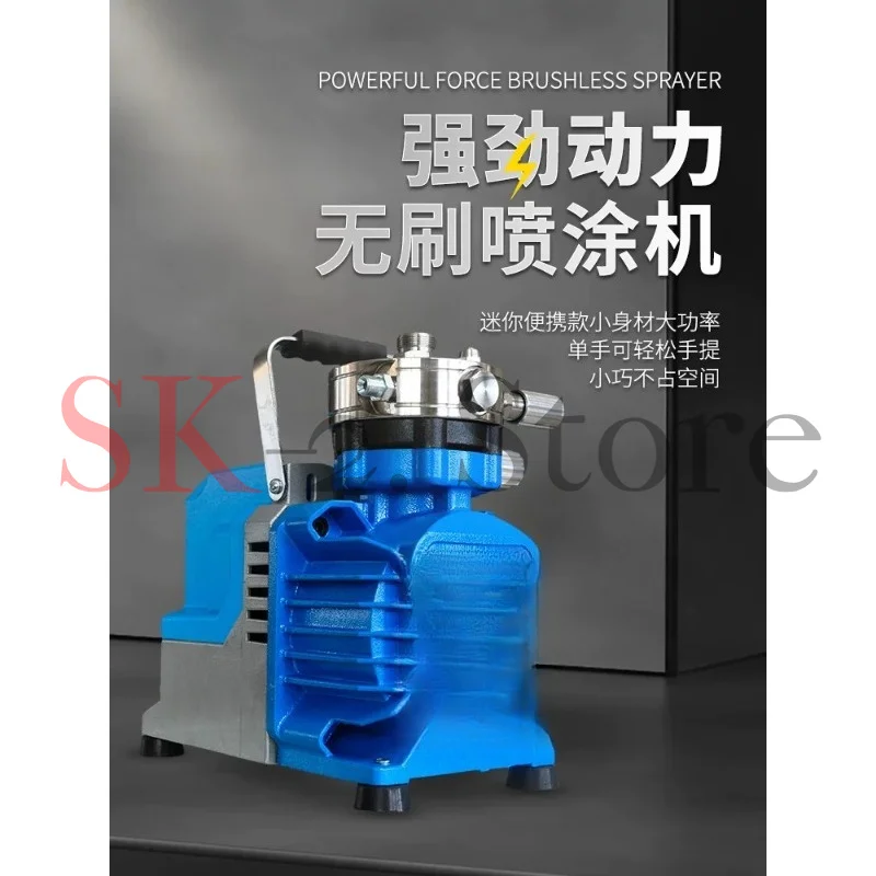 New 4500W 6L Diaphragm Type Electric High-pressure Airless spraying machine, Mini Paint latex painting machine tool
