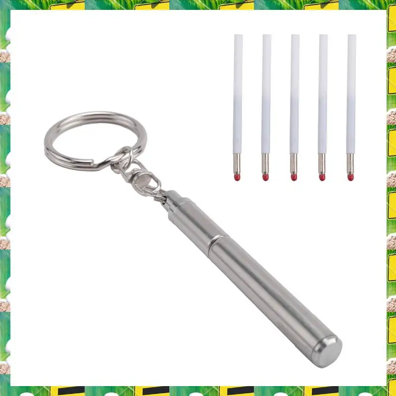 3C Electron Portable Key Ring Stainless Steel Telescopic Pen Telescoping Ballpoint Pen Keychain Tool For Outdoor Travel,Portable