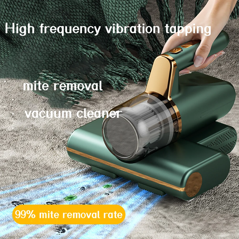 Cordless Handheld Mite Remover Household Cleaning Appliance 140000PA Vacuum Cleaner USB Type-c Rechargeable UV Mite Remover