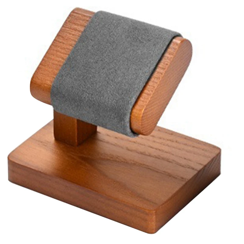 

ABBN-Wooden Watch Rack T-Shaped Jewelry Rack Display Stand Solid Wood Bracelet Jewelry Storage Rack Wooden T-Shaped Watchrack
