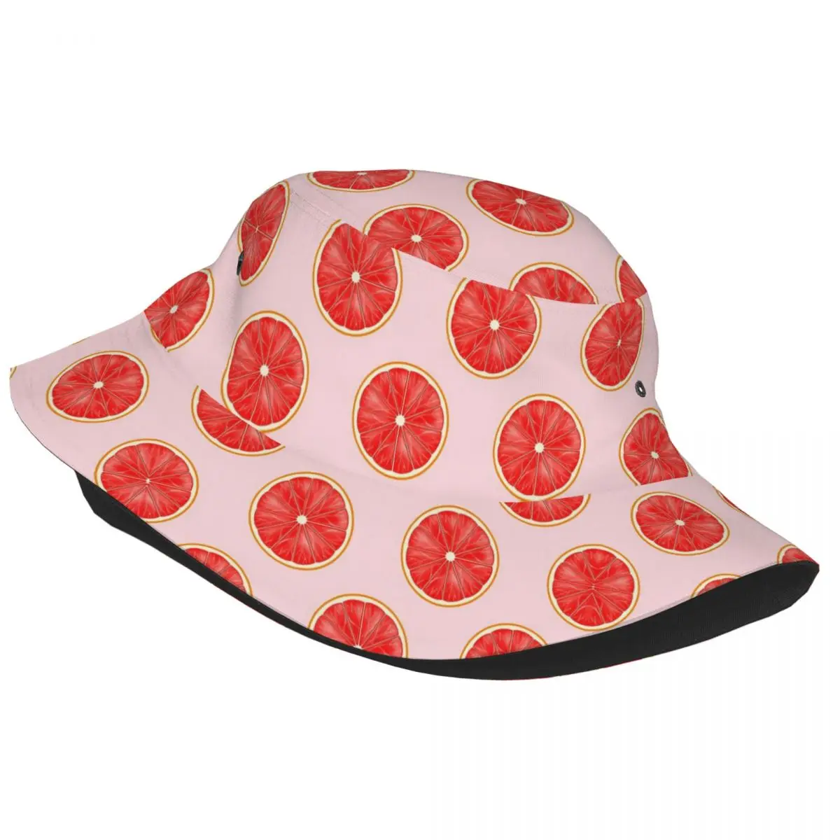 Unisex Bucket Hats Cute Grapefruit Fruits Beach Hatwear Lightweight Camping Fishing Hats Boonie Hat Birthday Gifts