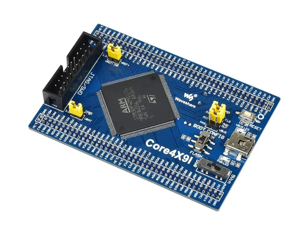 

Waveshare Core429I STM32F4 Core Board STM32 STM32F429IGT6 MCU Development Board Full IO Expander JTAG/SWD Debug Interface