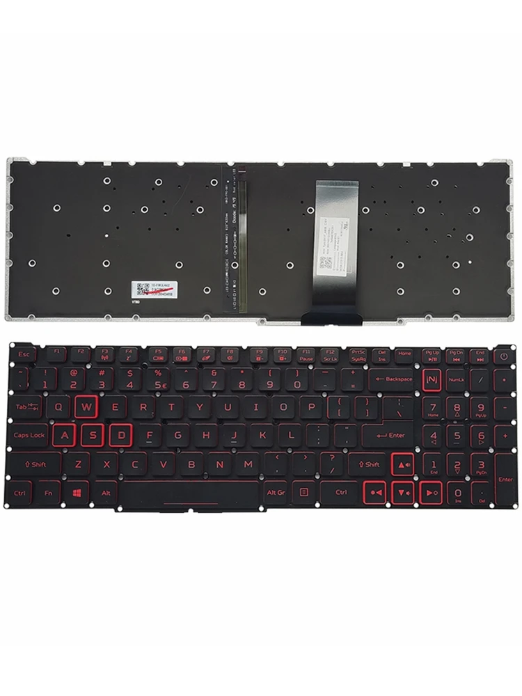 US/RU Laptop keyboard for Acer Nitro 5 AN515-43 AN517-51 AN515-54 Nitro 5 n20c1 n20c2 Backlit 28pin