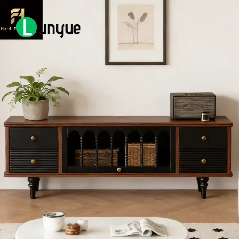 Italian Design Modern Wooden TV Cabinet Living Room Furniture Cost Effective Display Stand Fashion Home Decor Storage Unit