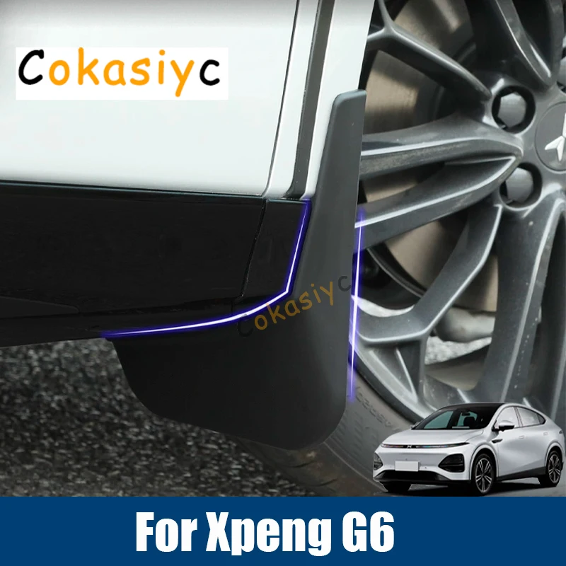 For XPENG G6 XiaoPeng G6 2024 2025 2026 Car Mudguards Front Rear Mudguards Durable Fender Mud Flaps Splash Guards Accessories