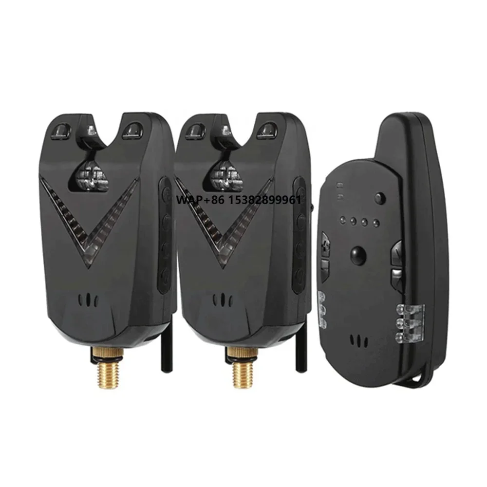 Newbility Ice Fishing Tip Up Bite Alarm Wireless Carp Rod Bite Alarm Set 4 1 Sensor