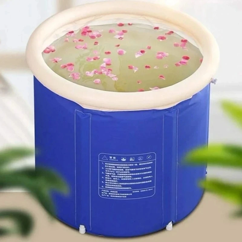 

MAYZANEN Ice Bath Portable Collapsible Bathtub Thicken Large Adult Inflatable Bath Bucket Outdoor Water Therapy Cold Plunge Tub