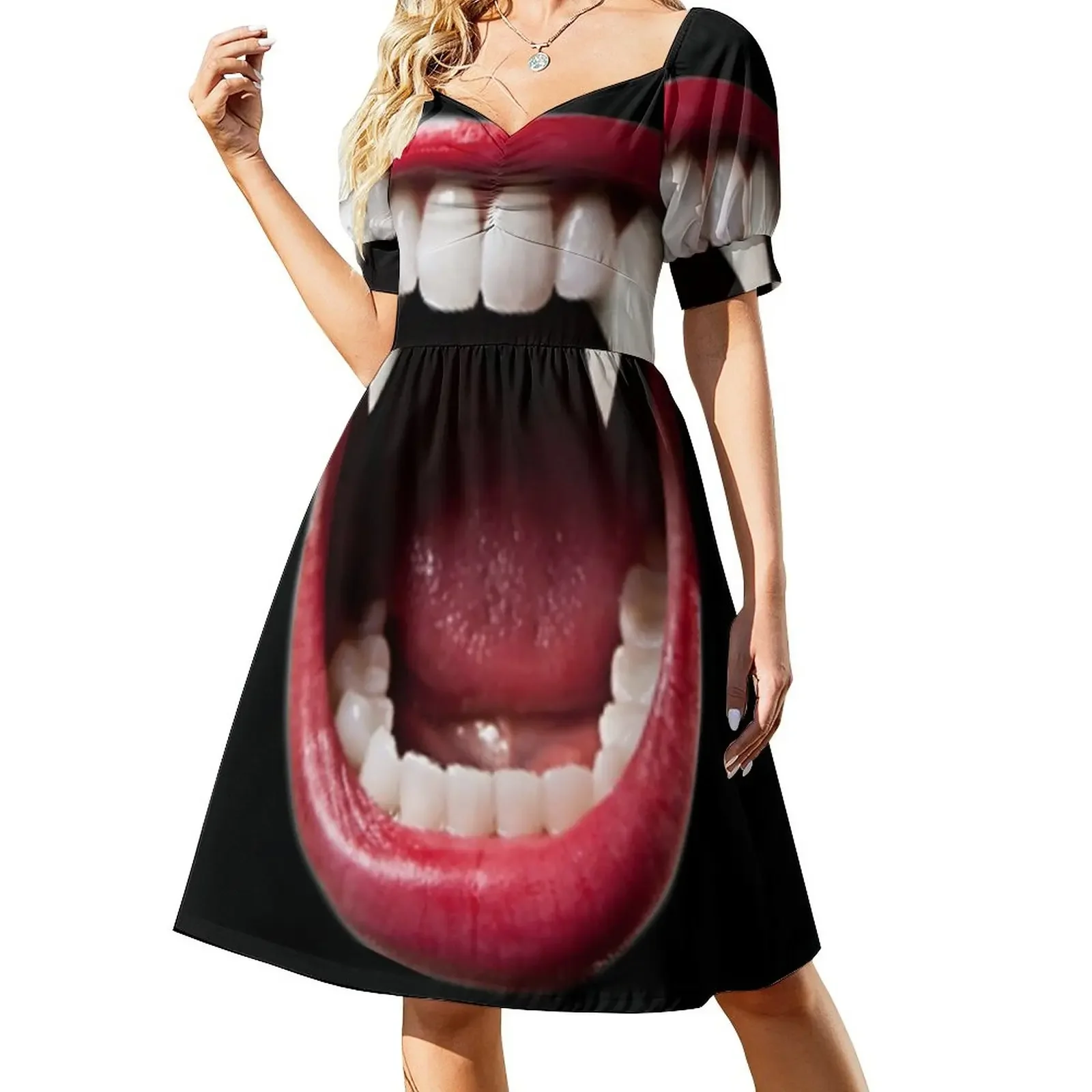 

Vampire Short-Sleeved Dress summer clothes dresses for woman 2025