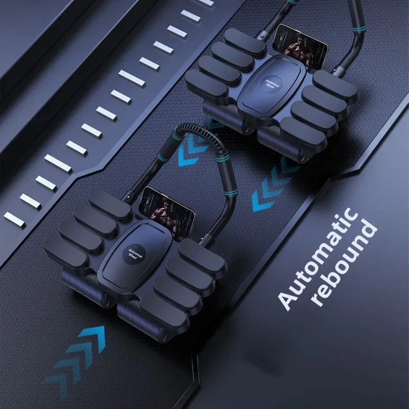 Aliexpress 4‑Wheel 8‑Point Support Automatic Rebound Ab Rollers, Abdominal Muscle Compression Trainer, Portable Home Core Fitness Equipment - Aliexpress Deal