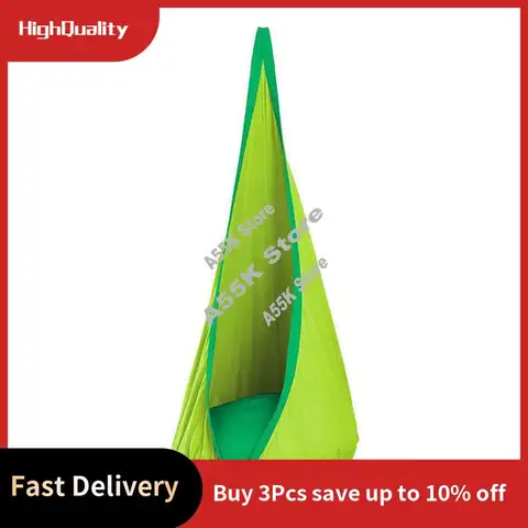 Hanging Chair Portable Parachute Cloth Swing Bed Indoor Courtyard Model With Inflatable Cushion Hanging Chair-A55K