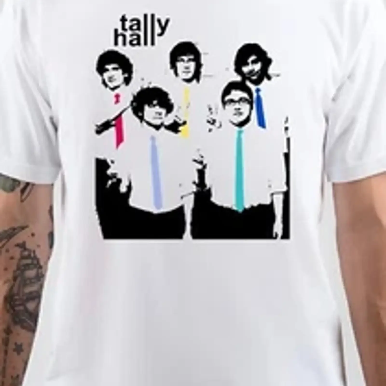 Tally Hall American Roock Music Song T Shirt vintage Washed Slightly homme Unisex fashion Stylish Stretched Comfortable