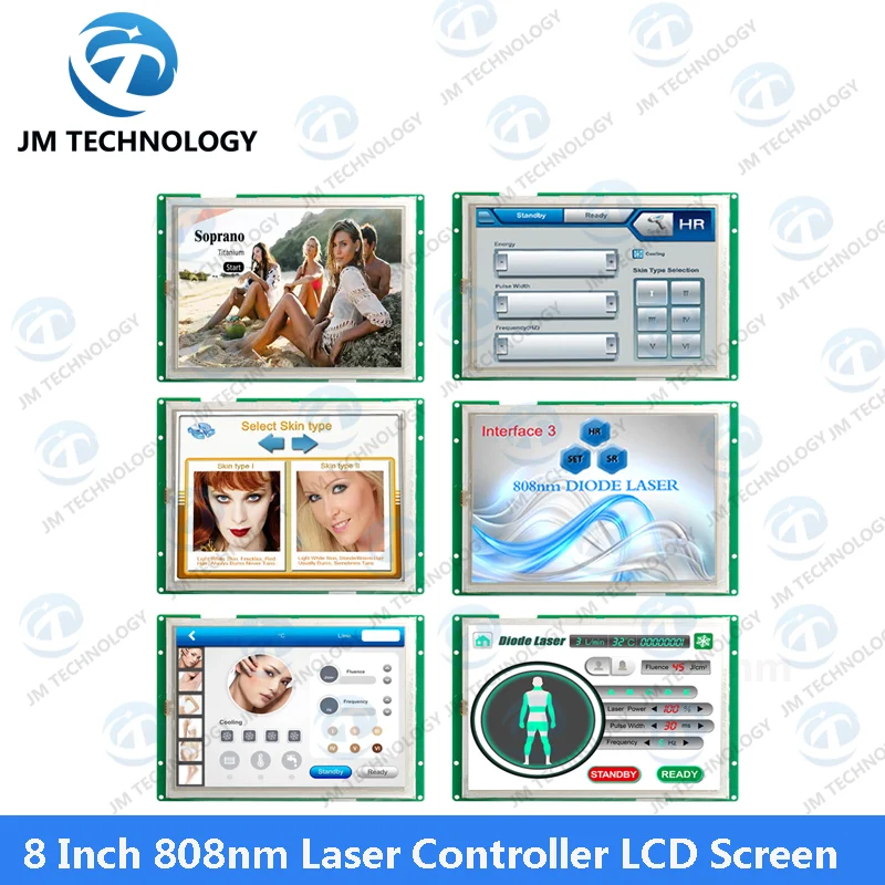 8 Inch 808nm Laser Controller LCD Screen