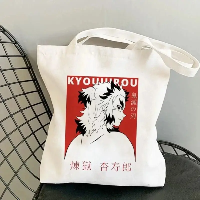 Anime Character Shopping Bag Cartoon Female Large Capacity Handbags Graphic Shoulder Bags Students Girls Printed Casual Totes