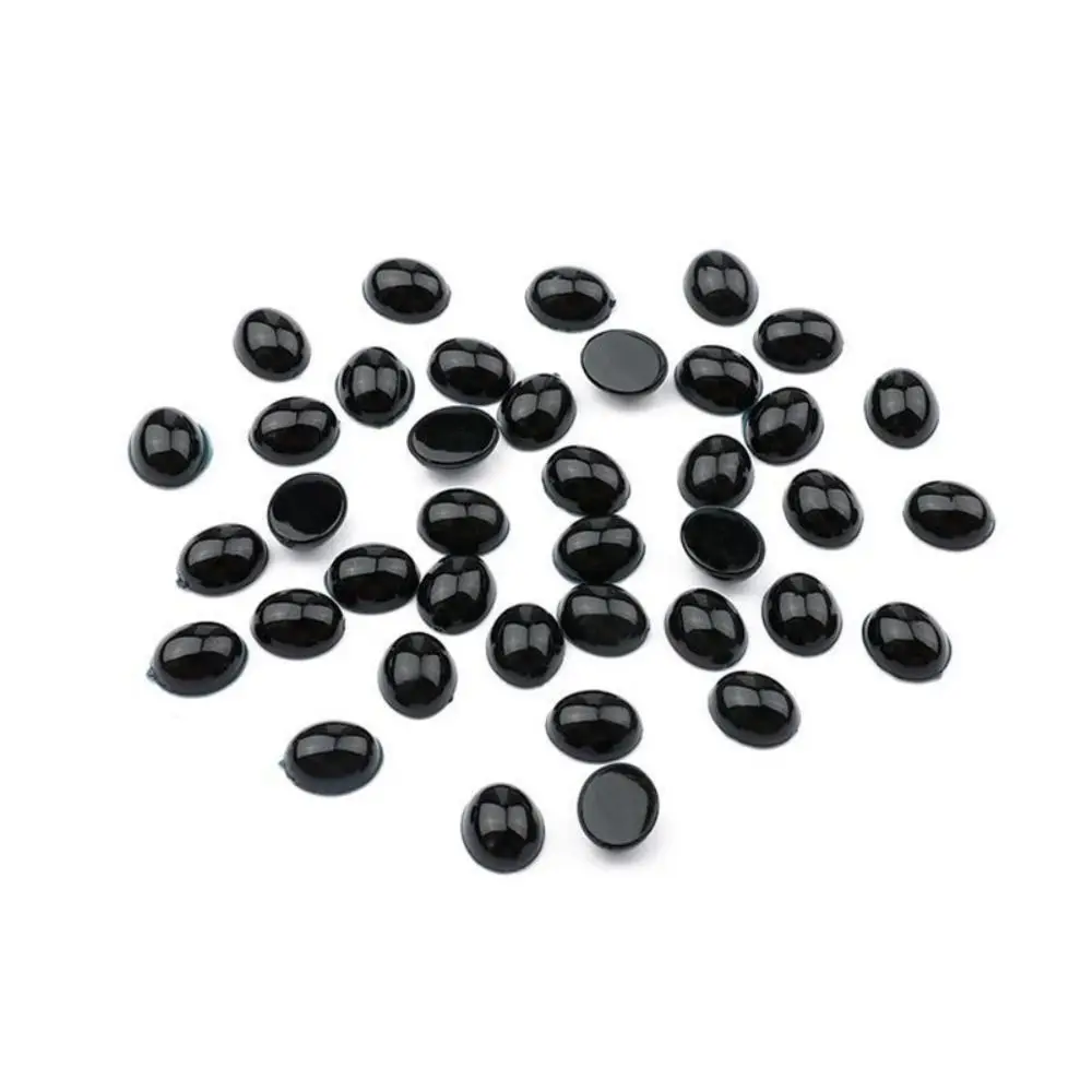 20-500 pz Nero FAI DA TE Animale Bulbo Oculare/Nariz Rotondo/O Ovale Capibara Cane Peluche Bambola Occhio/Nariz Dimensioni multiple di Sicurezza