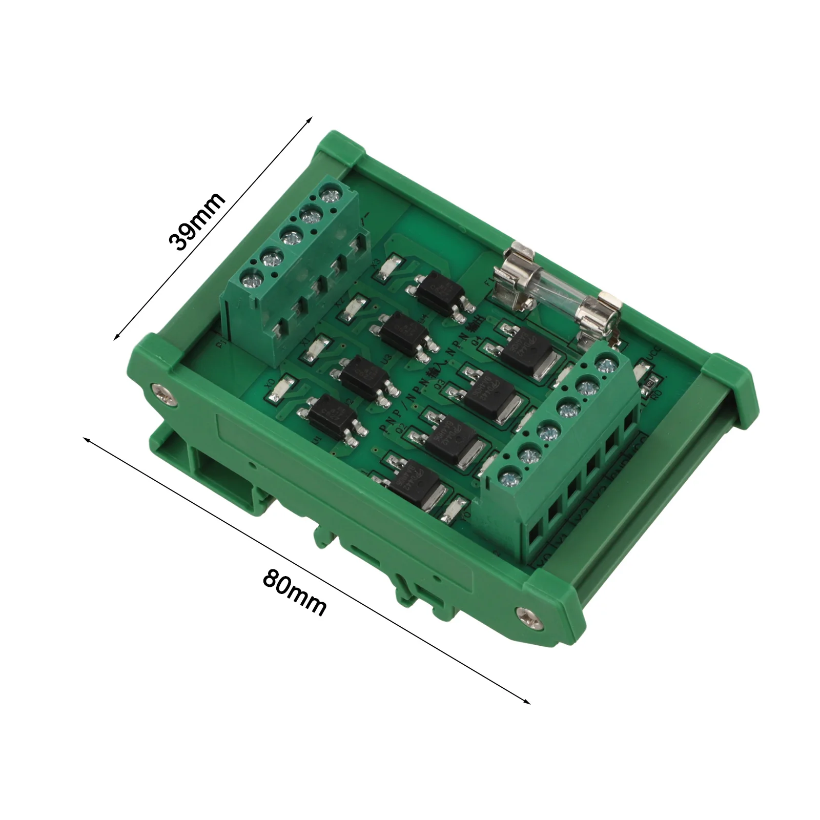 Signal Conversion For Automation DIN for rail Mount 4-Channel Module 80 49 30mm 1kHz Switching Frequency For PLC Systems