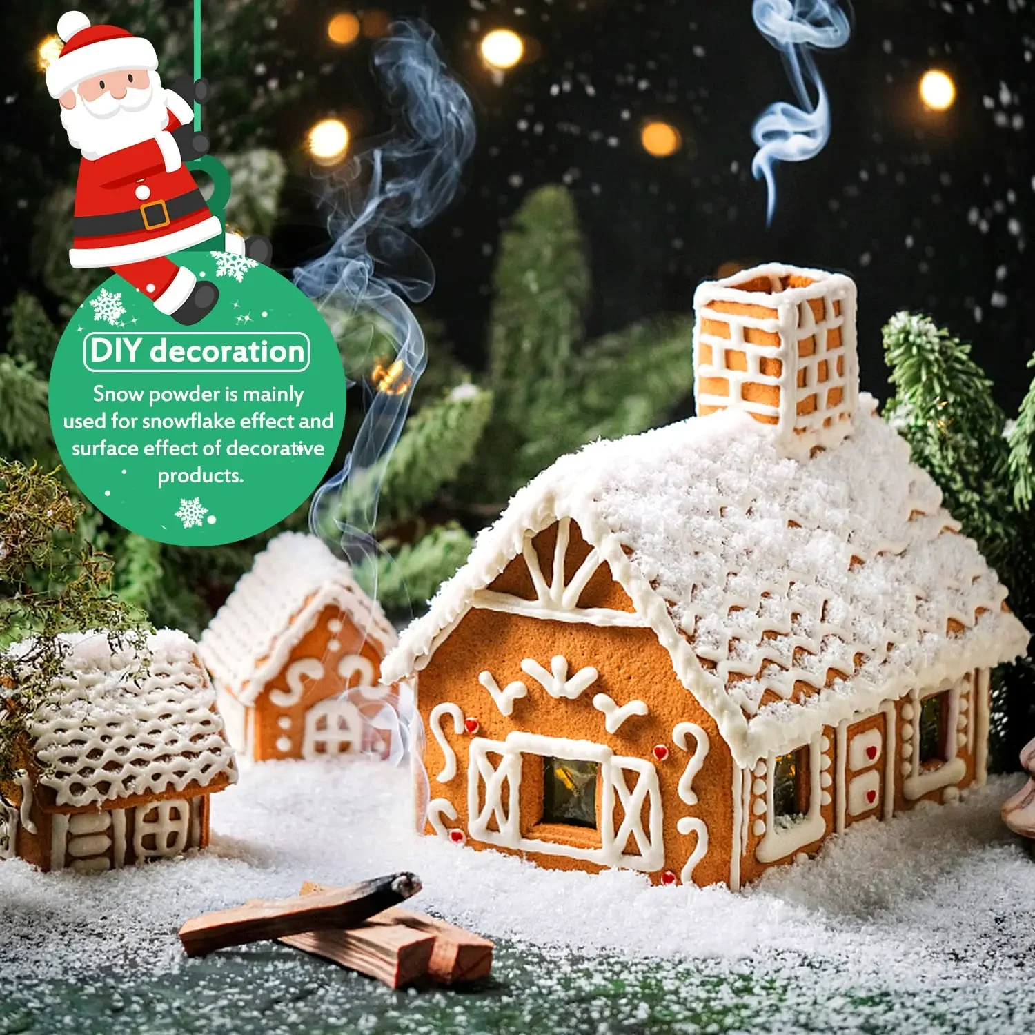 Artificial Snow Powder Christmas Tree Decoration Winter Holiday Party Supplies Home Decor DIY Scene Props Supply Dry Powder