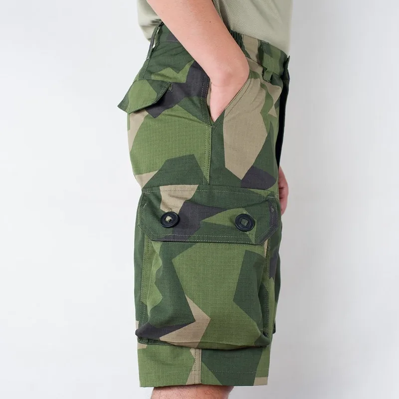 Camouflage Shorts Men's Workwear Pocket Loose Plus Size Five Quarter Pants Casual Summer Quick Drying Shorts Outdoors Travel