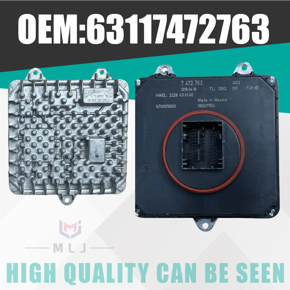 

NEW For BMW G30 F50 G31 530e 530ix 540dx 540ix DRL OEM 63117472763 LED Headlight Control Unit Module Ballast Car accessories
