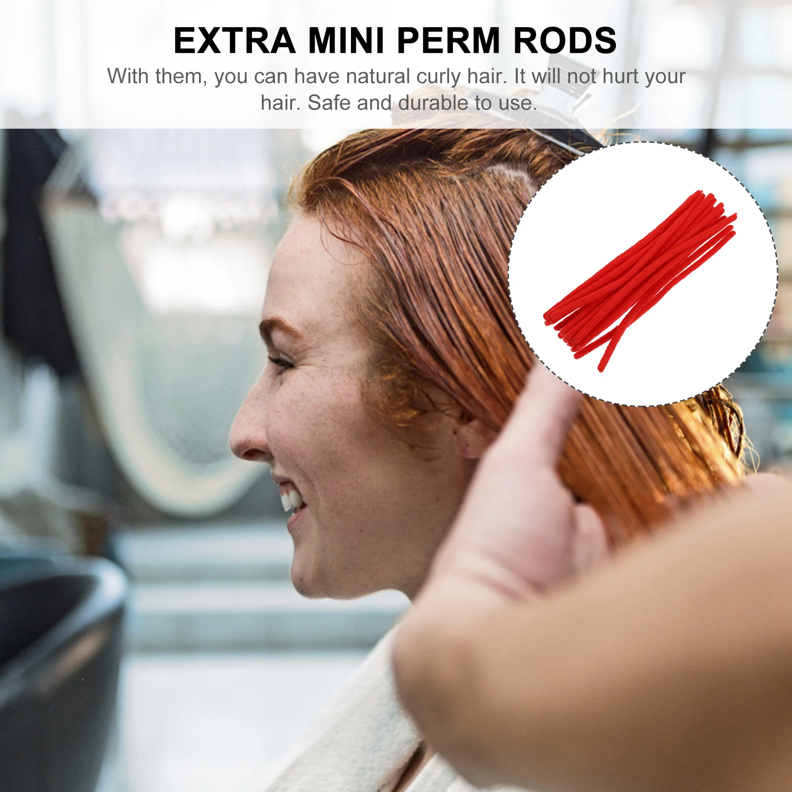 

80pcs Hair Perm Rods Natural Curling Tools Lightweight Portable Salon Home DIY Wavy Wave Curlers Extra for Blowout