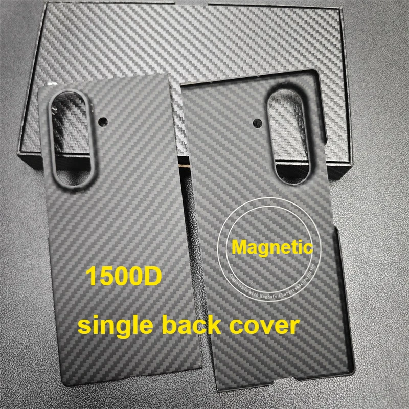Aramide magnetische hoes voor Samsung Galaxy Z Fold 7, koolstofvezel hoes voor Magsafe Case Shell Cover mobiele telefoonaccessoires