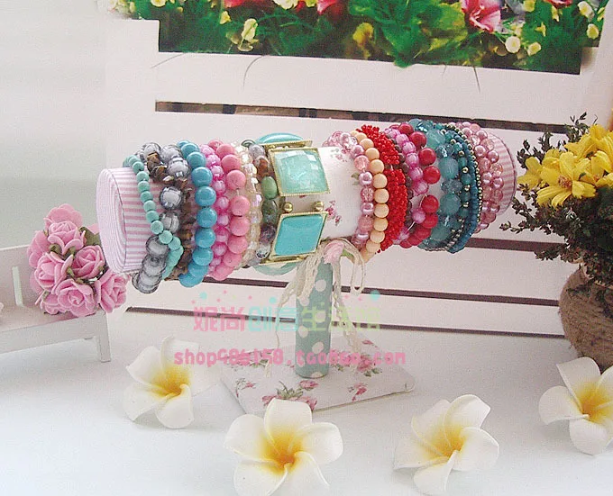 Blooming flowers bracelet frame/frame/bracelet watches/jewelry display/jewelry shelves 7006