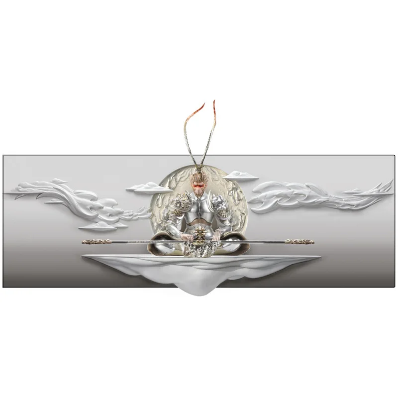 Three-dimensional relief hanging mural bucket defeats Buddha living room sofa background wall decorative painting