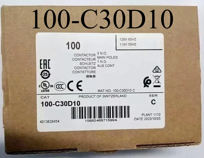 Brand New 100-C30D10 100 C30D10 Contactor Module 1Pcs Fast Delivery