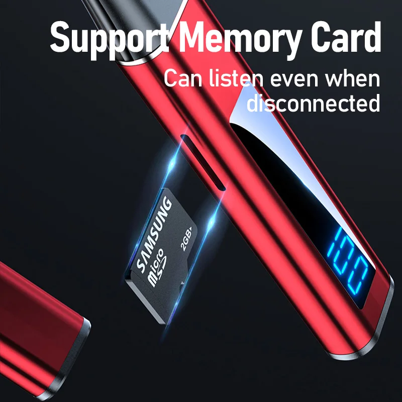 EARDECO Bluetooth casque 100 heures de lecture basse Inear sans fil écouteur tour de cou étanche Sport casque TF carte aimant