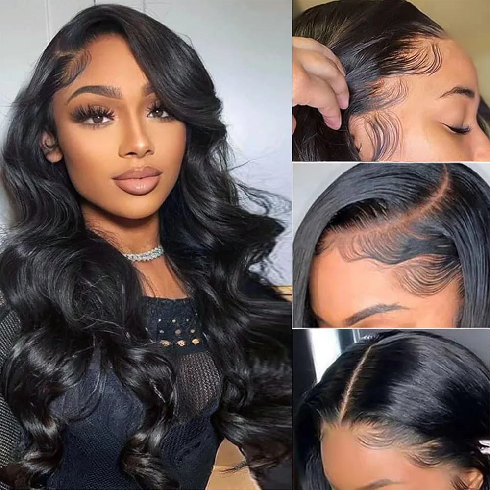 

13x4 Body Wave Wigs Glueless Wig Human Hair Ready to Wear and Go Pre Plucked HD Lace Frontal Wig 5X5 Closure Wig Lace Front Wigs