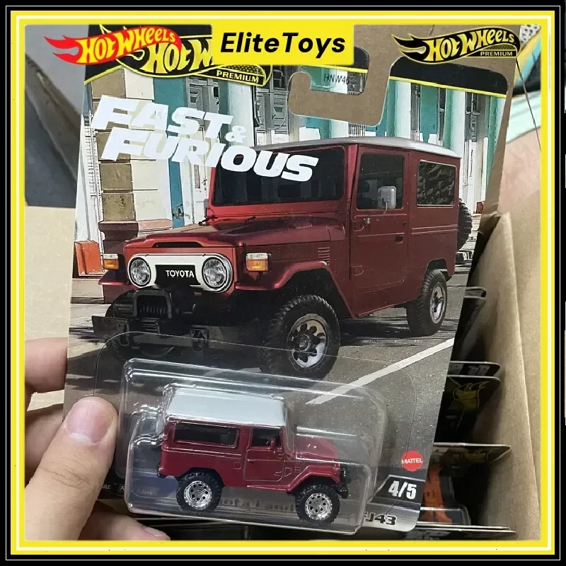 

Genuine Hot Wheels Premium Fast&Furious Toyota Land Cruiser FJ43 Metal Collectible 1/64 Diecast Car Model Vehicle Toys Boys Gift