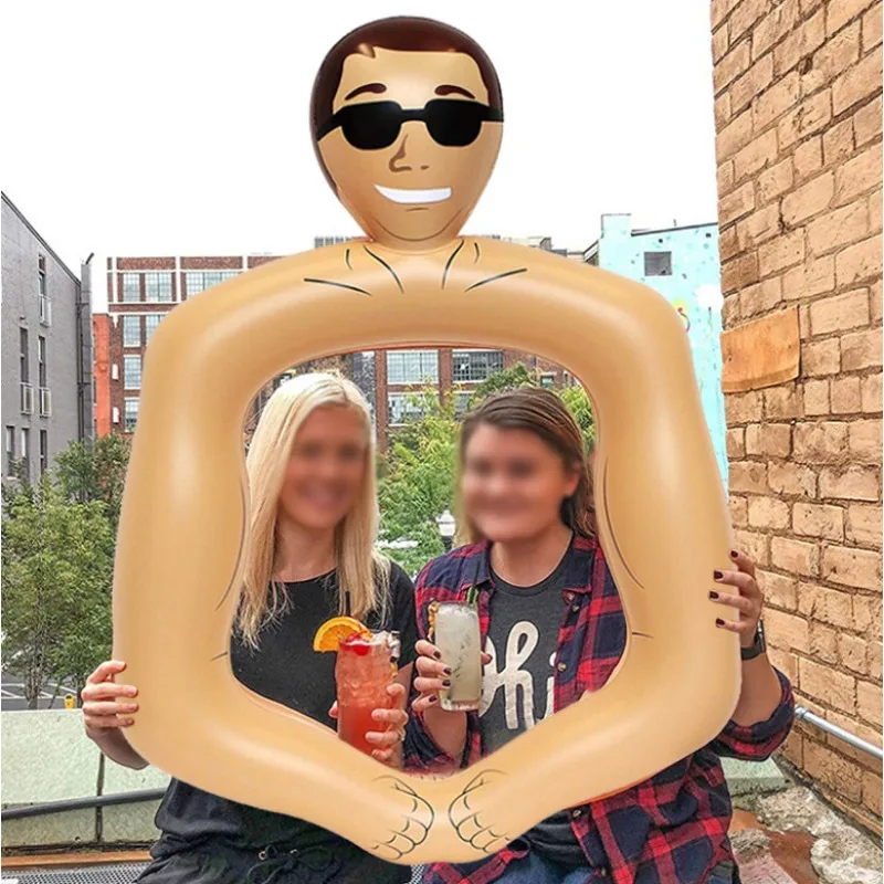 نفخ العضلات رجل Slammer السباحة الدائري بركة حفلة عيد ميلاد عيد الحب حفلة موسيقية بار النشاط في الهواء الطلق الدعائم