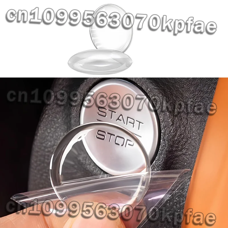 

Car One-touch Start Button Protective Sticker Fit for Haval H9 Modified Car Ignition Ring Protective Film Interior Accessories