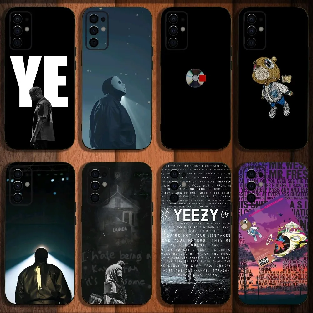 K-Kanye W-west music ye Phone Case For Samsung S24,S21,S22,S23,S30,Ultra,S20,Plus,Fe,Lite,Note,10,9,5G Black Soft Cover