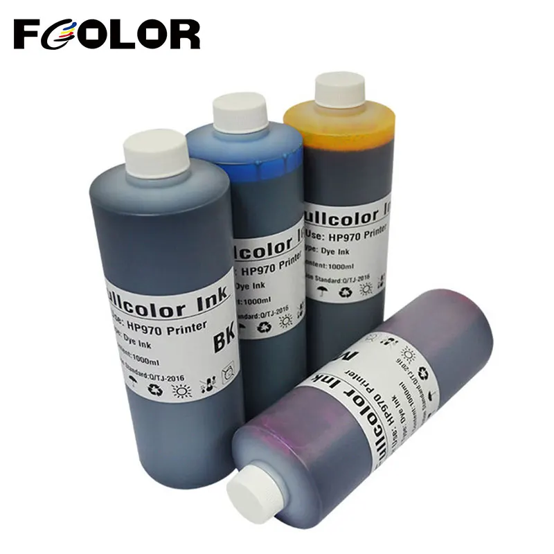 Fcolor-tinta de tinte Universal de alta calidad DY2012, 1000ML para impresora de inyección de tinta Epson T50, 1390, 1400, R330, TX800, ME33, ME330, 620F, ME350