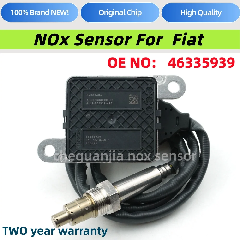 46335939 SNS0948A Original New Nitrogen Oxide Sensor Nox Sensor 12V For Fiat Ducato 2.2D 2.3D Auto Car Spare Parts A3C00688200-0