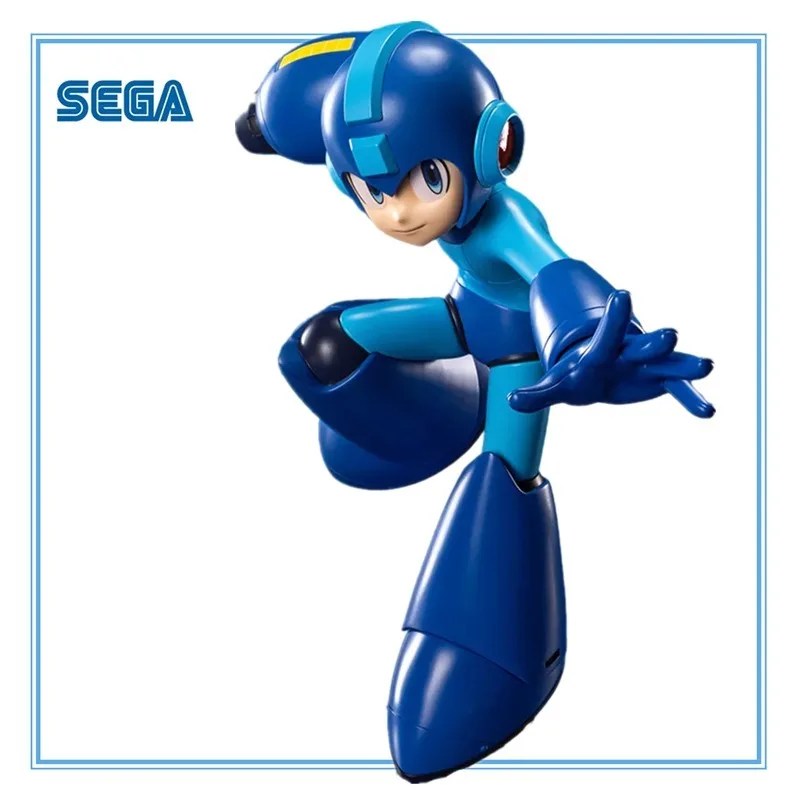

In Stock Original SEGA Mega Man ROCKMAN PVC Anime Character Model Collection Desktop Decoration Toys Festival Gifts