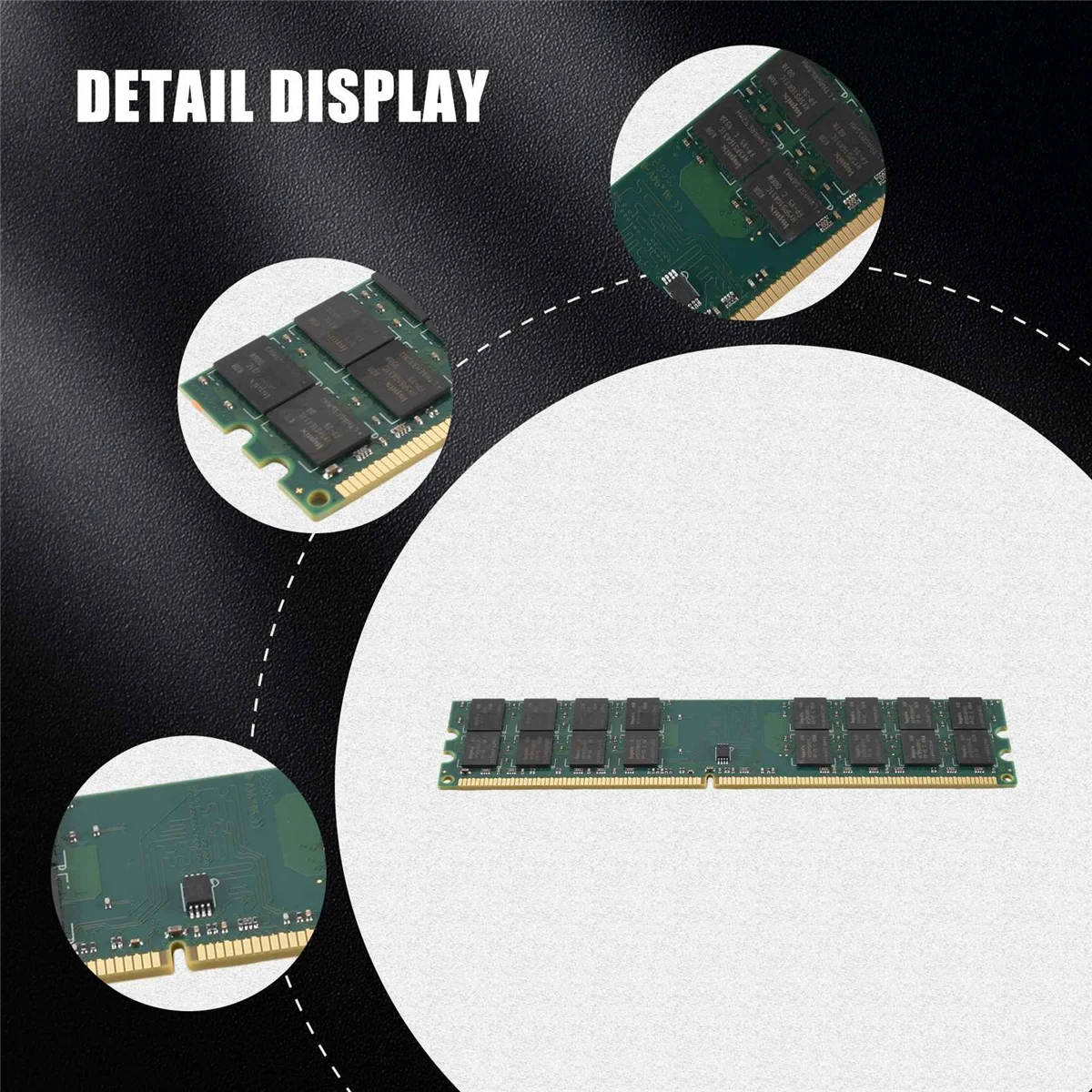 4GB DDR2-RAM-Speicher 800MHz 1,8 V Pin PC2 unterstützt Dual-Channel-Dimm 240-Pins nur für AMD