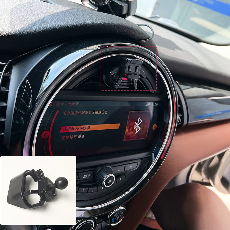 For BMW Mini Cooper F55 F56 F60 Car Special Phone Holder Mobile Phone Support Car Mounts Wireless Charging Car Accessories